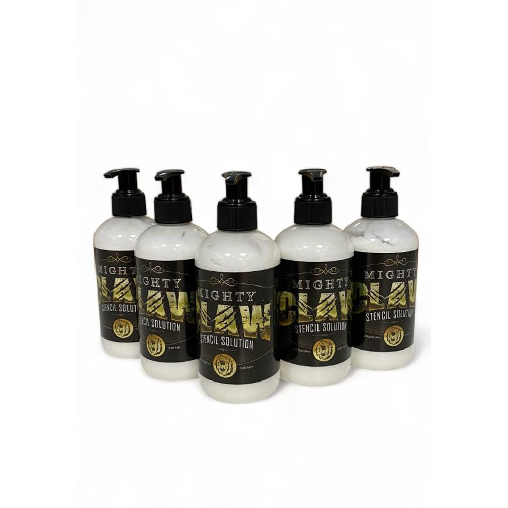 5 Pcs - Mighty Claw Stencil Solution 240 ml