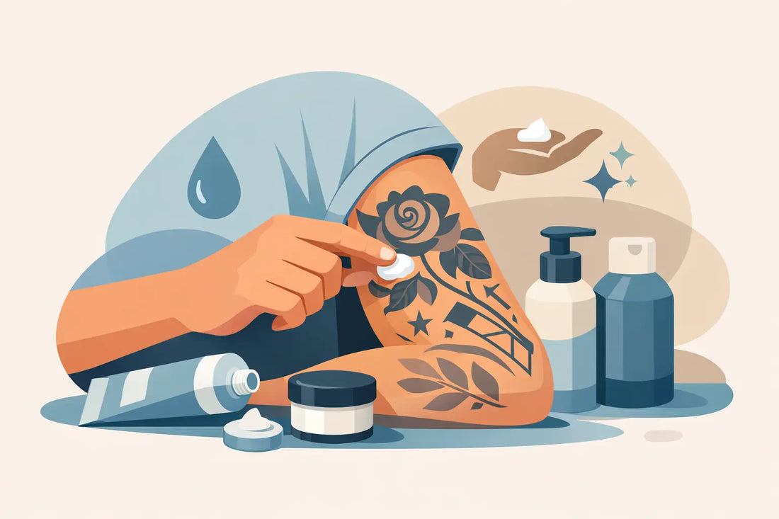 How to Apply Tattoo Ointment Without Overdoing It