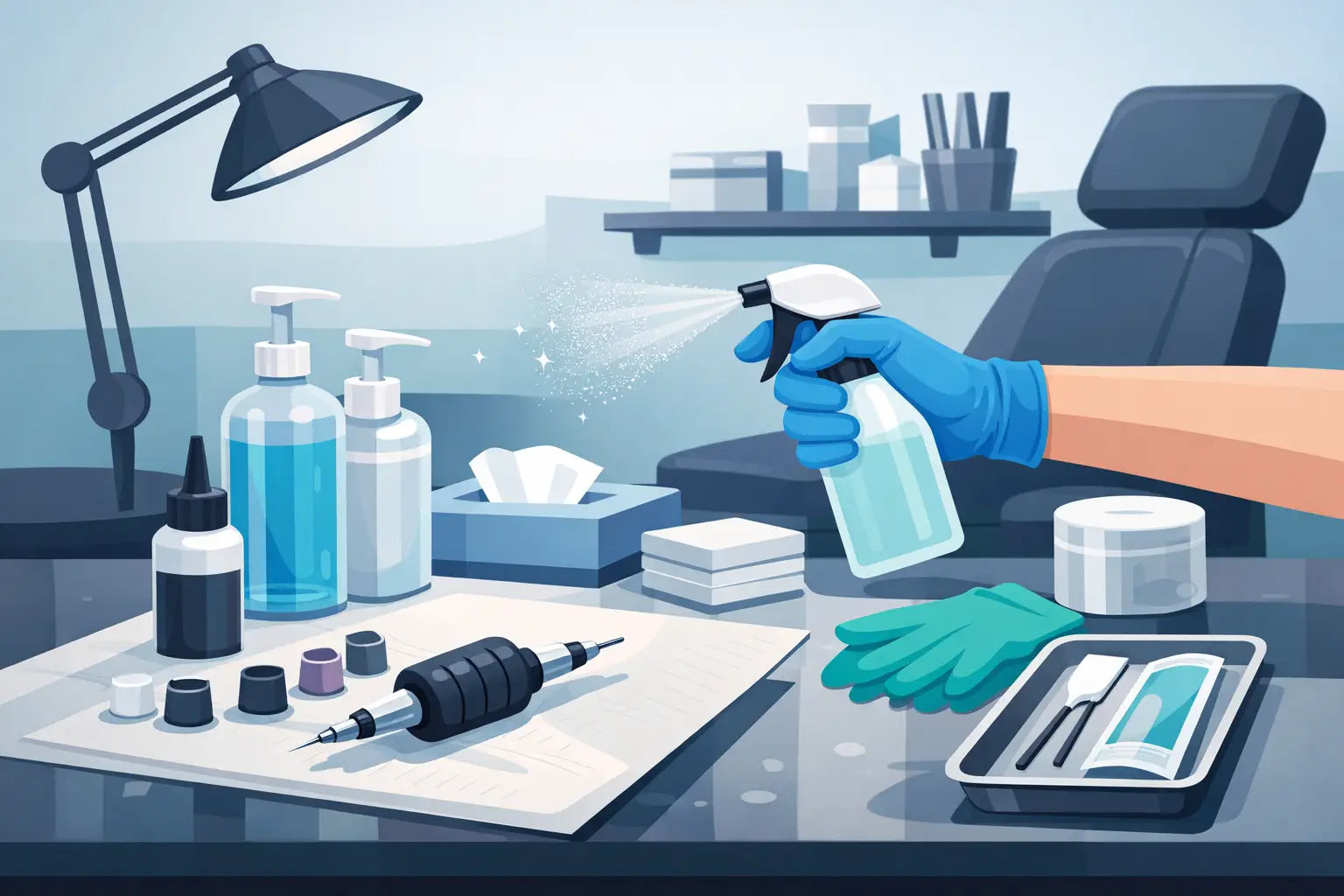 How to Set Up Tattoo Workstation Hygiene