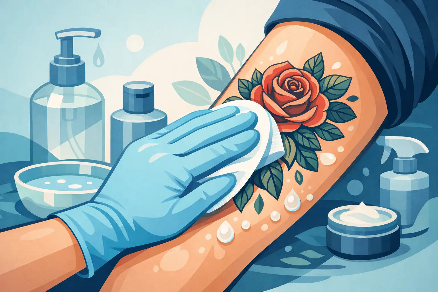 How to Clean Tattoo Skin the Right Way