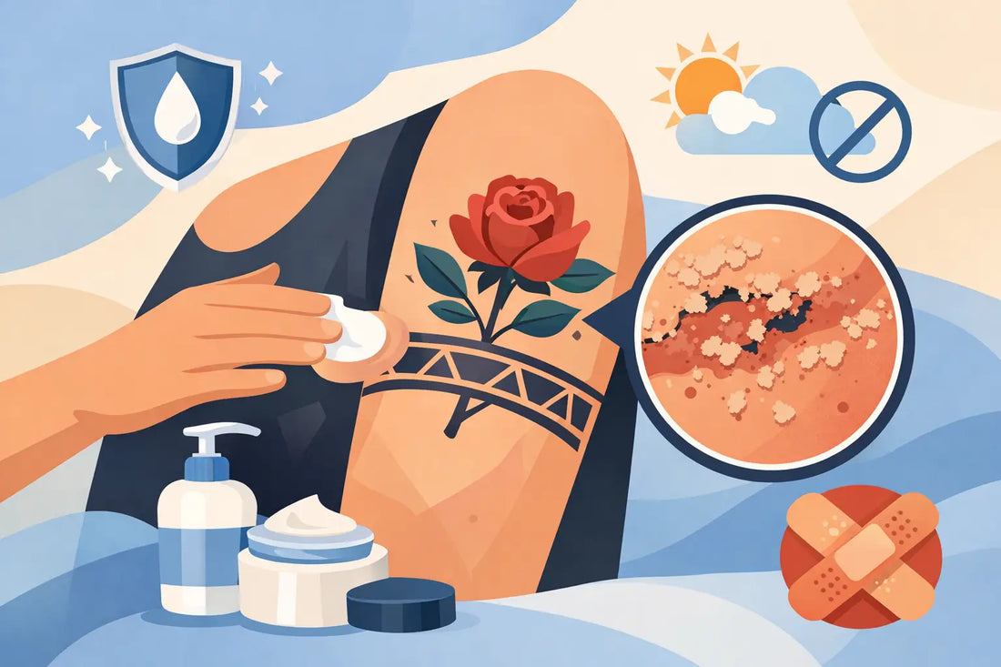 How to Prevent Tattoo Scabbing Issues
