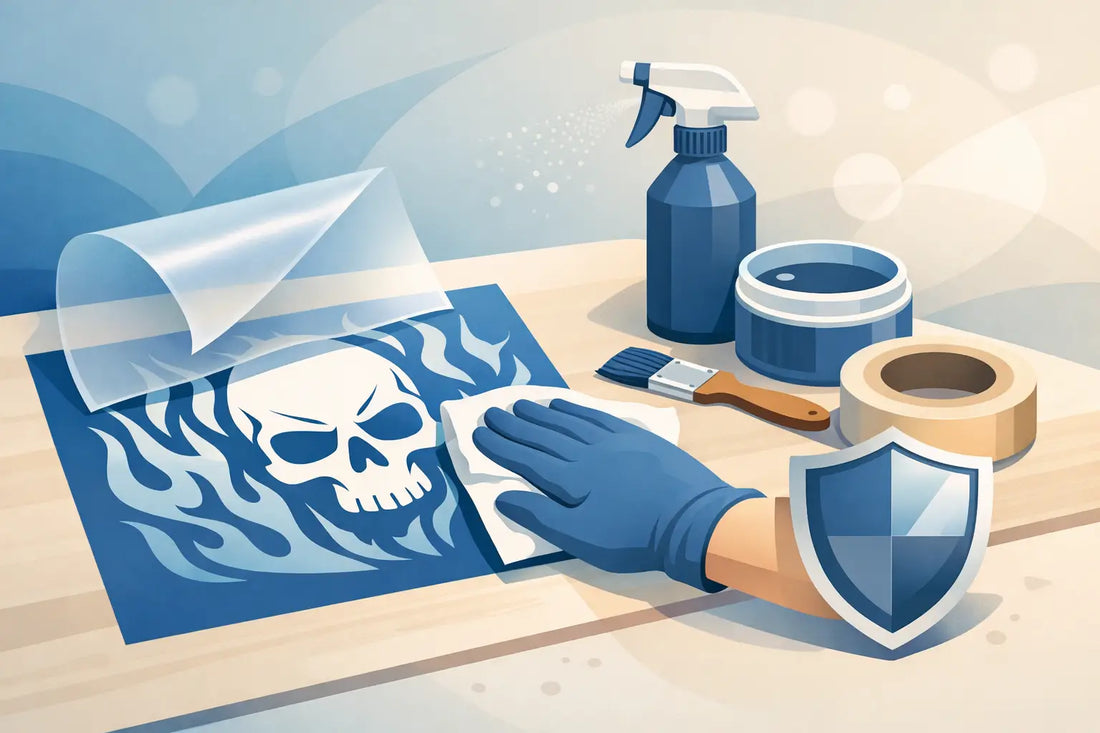 How to Keep Stencil From Wiping Off