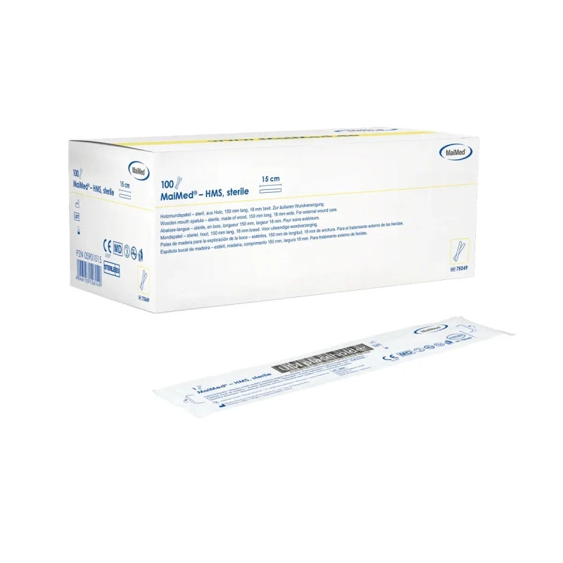 MaiMed® Zungenspatel aus Holz – 100 Stück 